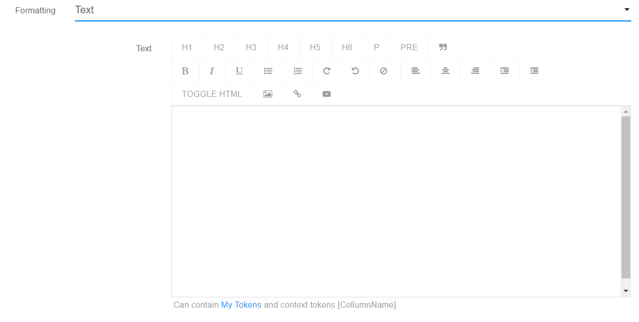 Formatting | DNN Sharp Documentation Center