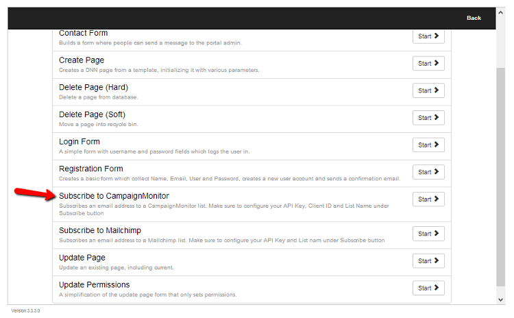 Campaign Monitor Form